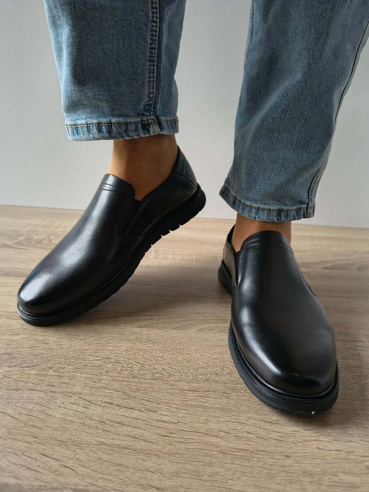 PANTOFI CASUAL BARBATI MELS W27005 NEGRU - imagine 5