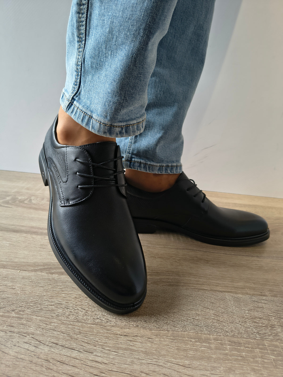 PANTOFI CASUAL BIG BARBATI MELS 98919D NEGRU - imagine 3