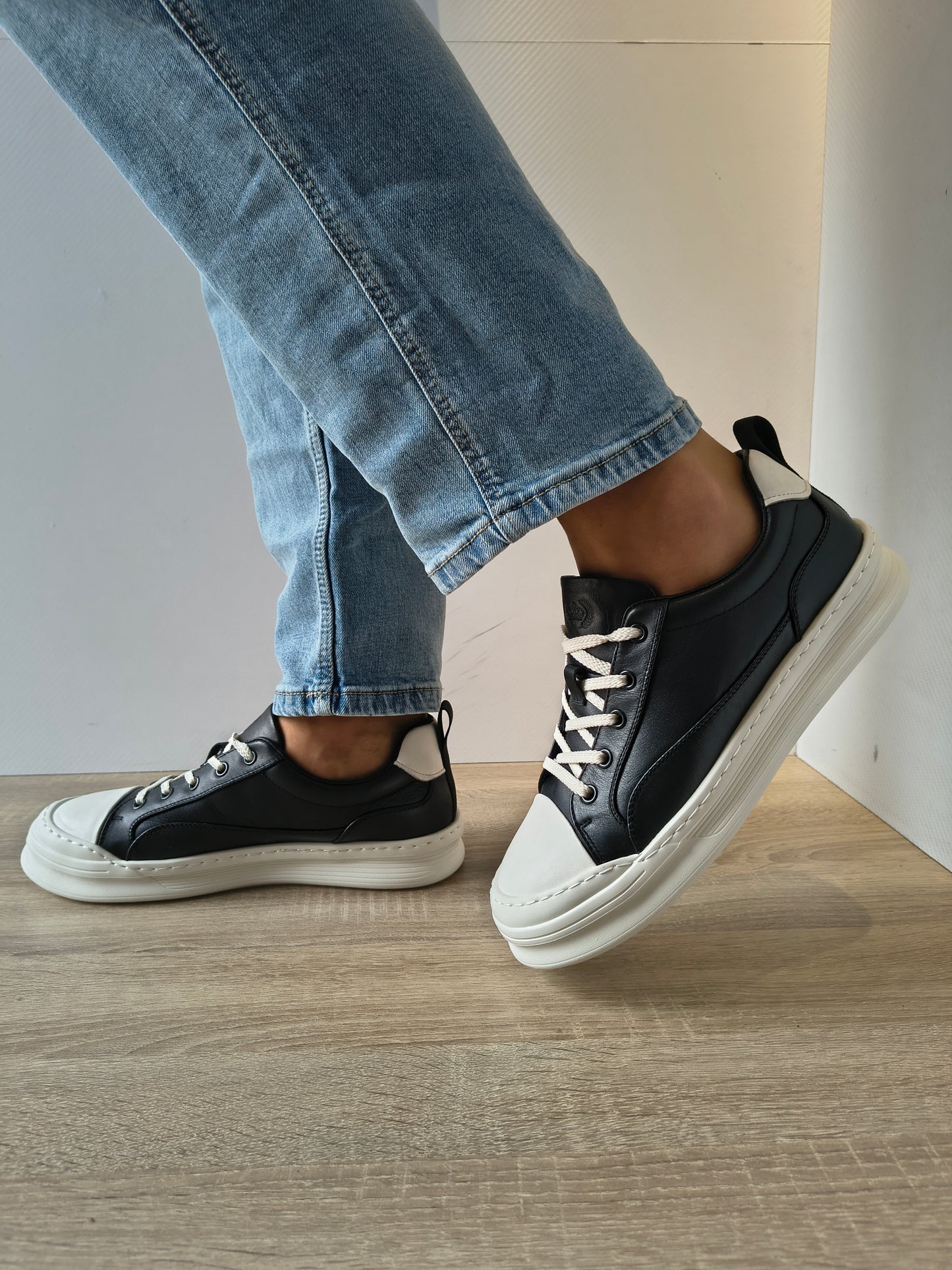 PANTOFI CASUAL BARBATI FRANCO GERARDO 5310 NEGRU