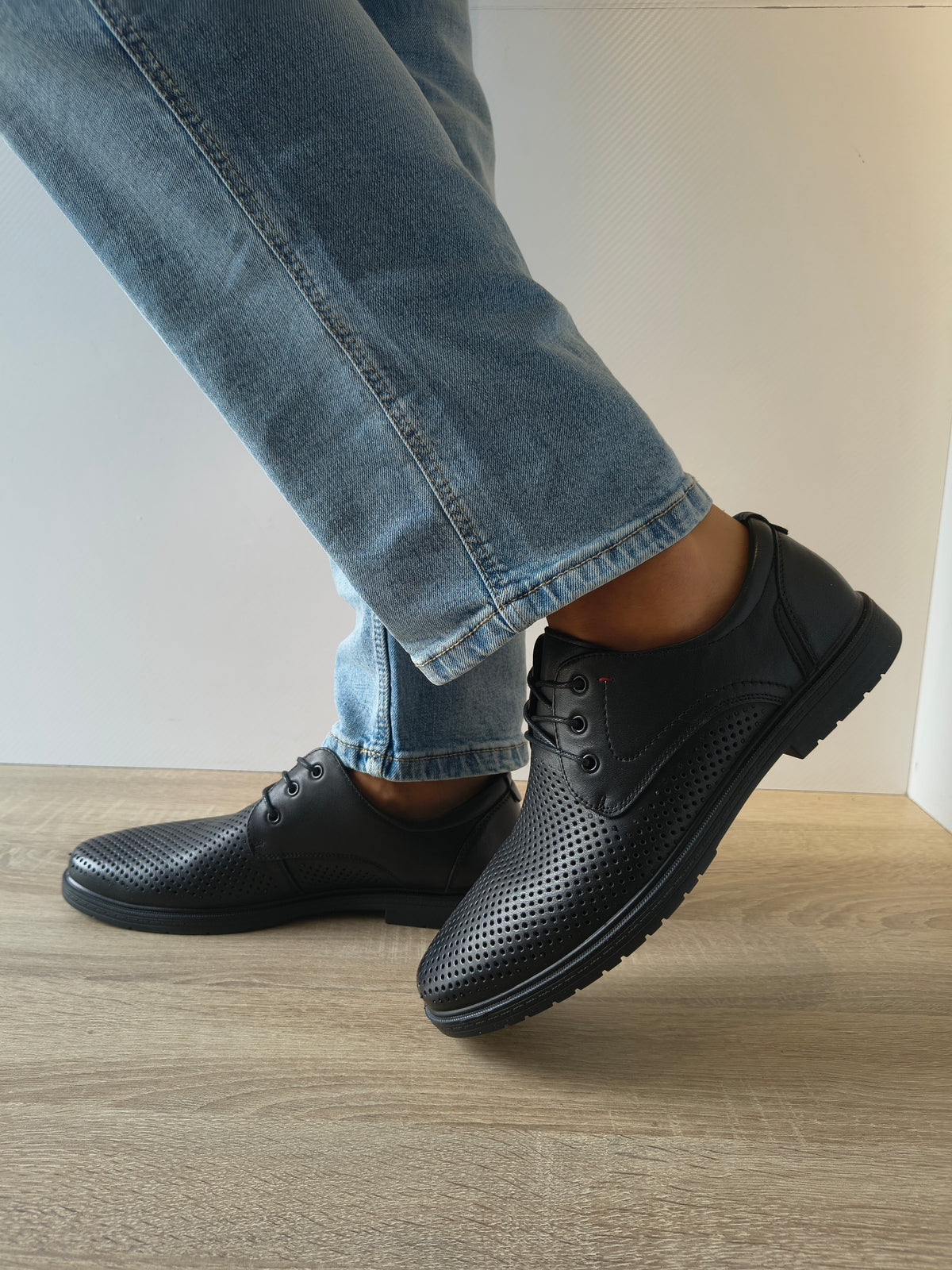 PANTOFI CASUAL BARBATI MELS 230901 NEGRU - imagine 4