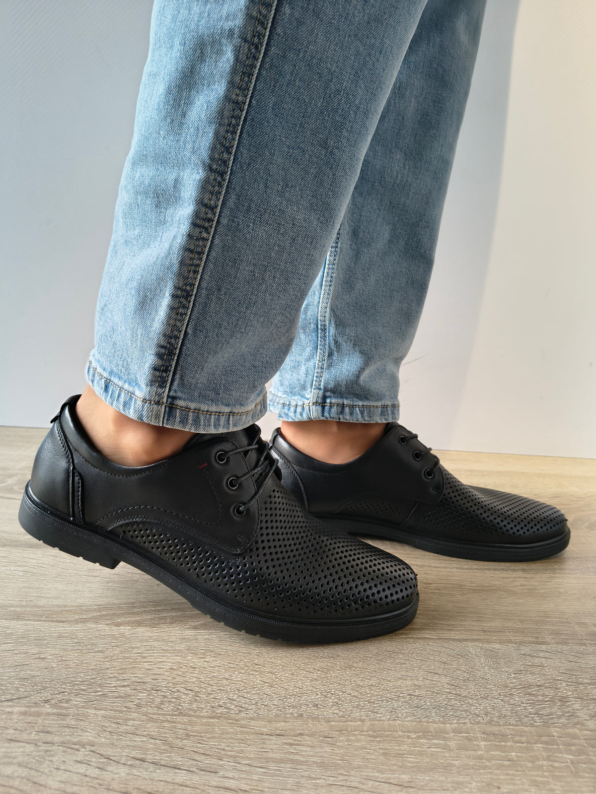 PANTOFI CASUAL BARBATI MELS 230901 NEGRU - imagine 2