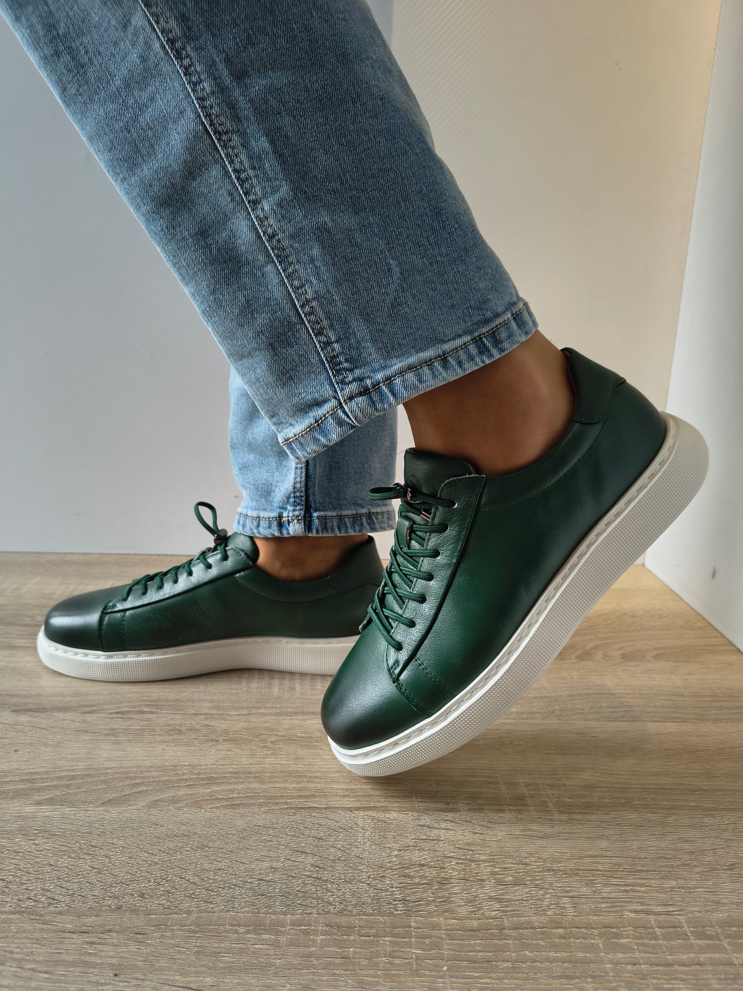 PANTOFI CASUAL BARBATI FRANCO GERARDO 12-188 VERDE