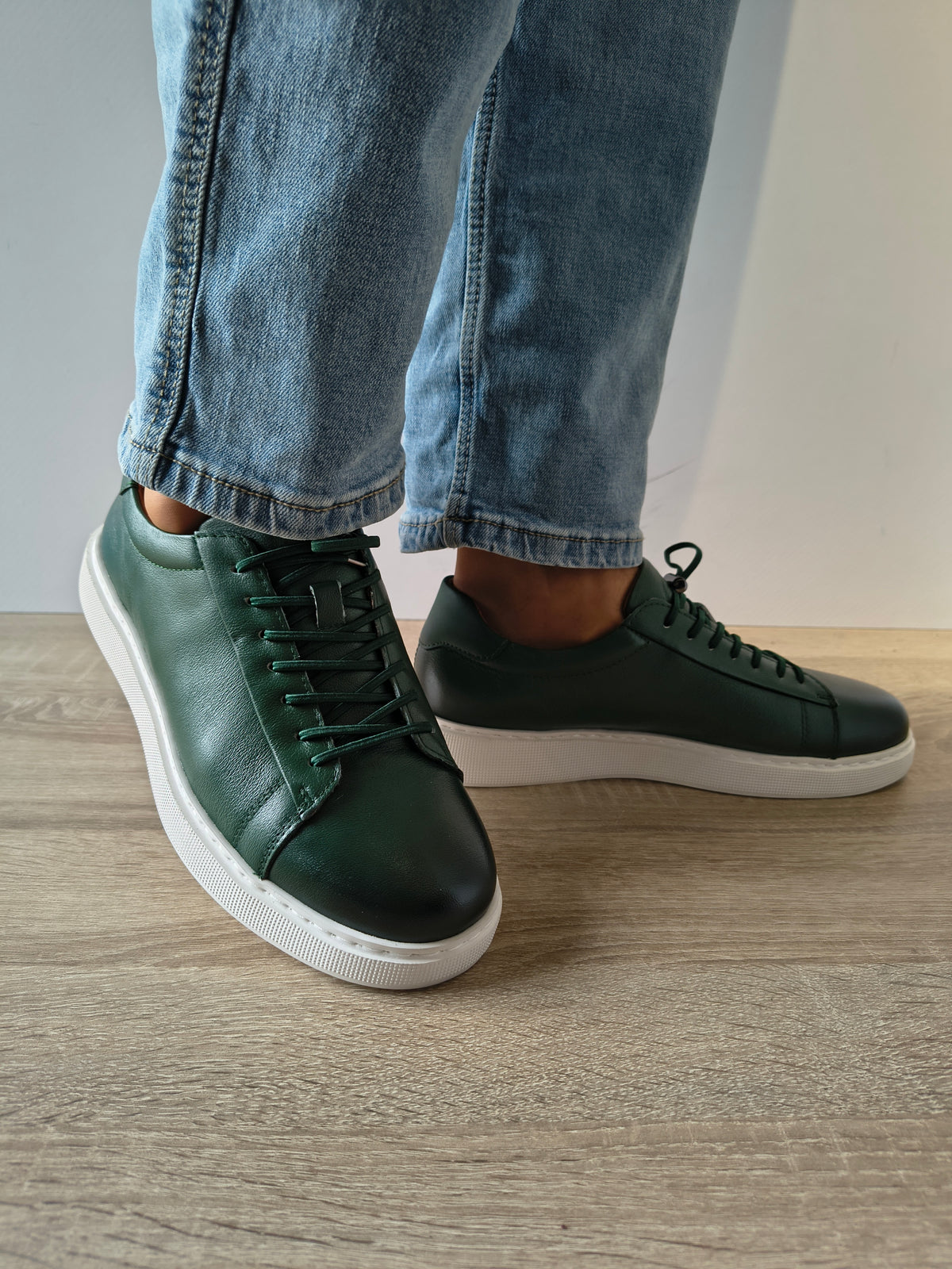 PANTOFI CASUAL BARBATI FRANCO GERARDO 12-188 VERDE