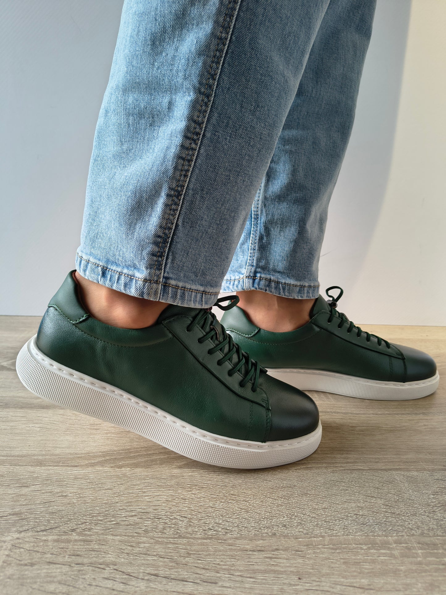 PANTOFI CASUAL BARBATI FRANCO GERARDO 12-188 VERDE