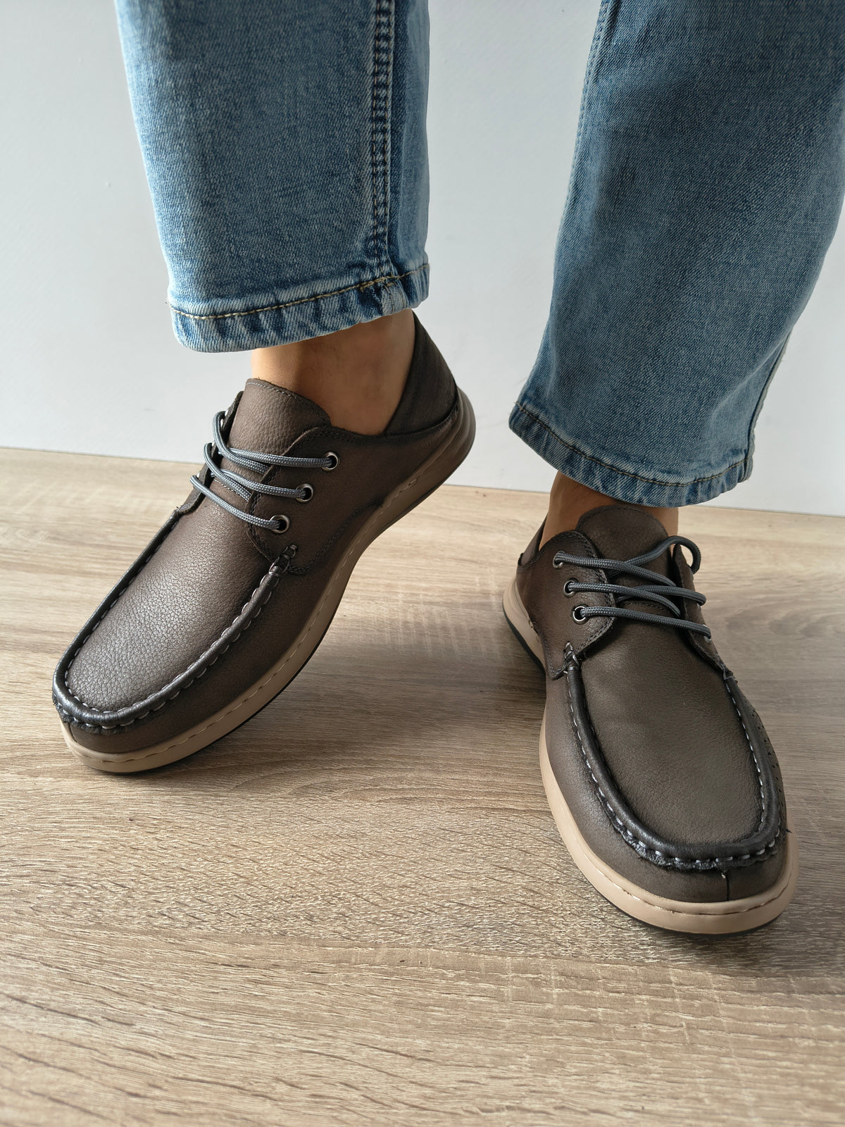 PANTOFI CASUAL BARBATI MELS 85363 GRI - imagine 5