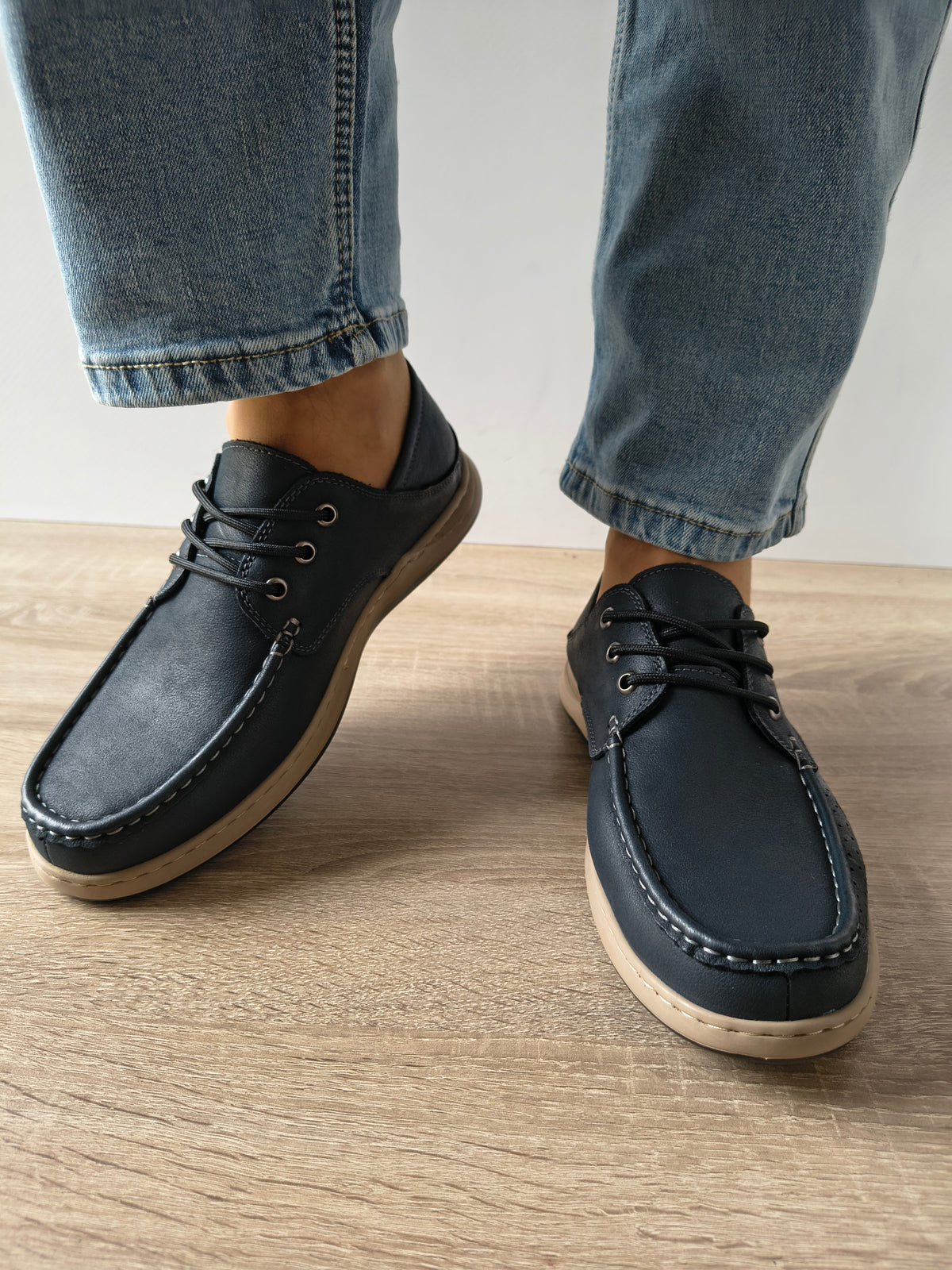 PANTOFI CASUAL BARBATI MELS 85363 NEGRU - imagine 5