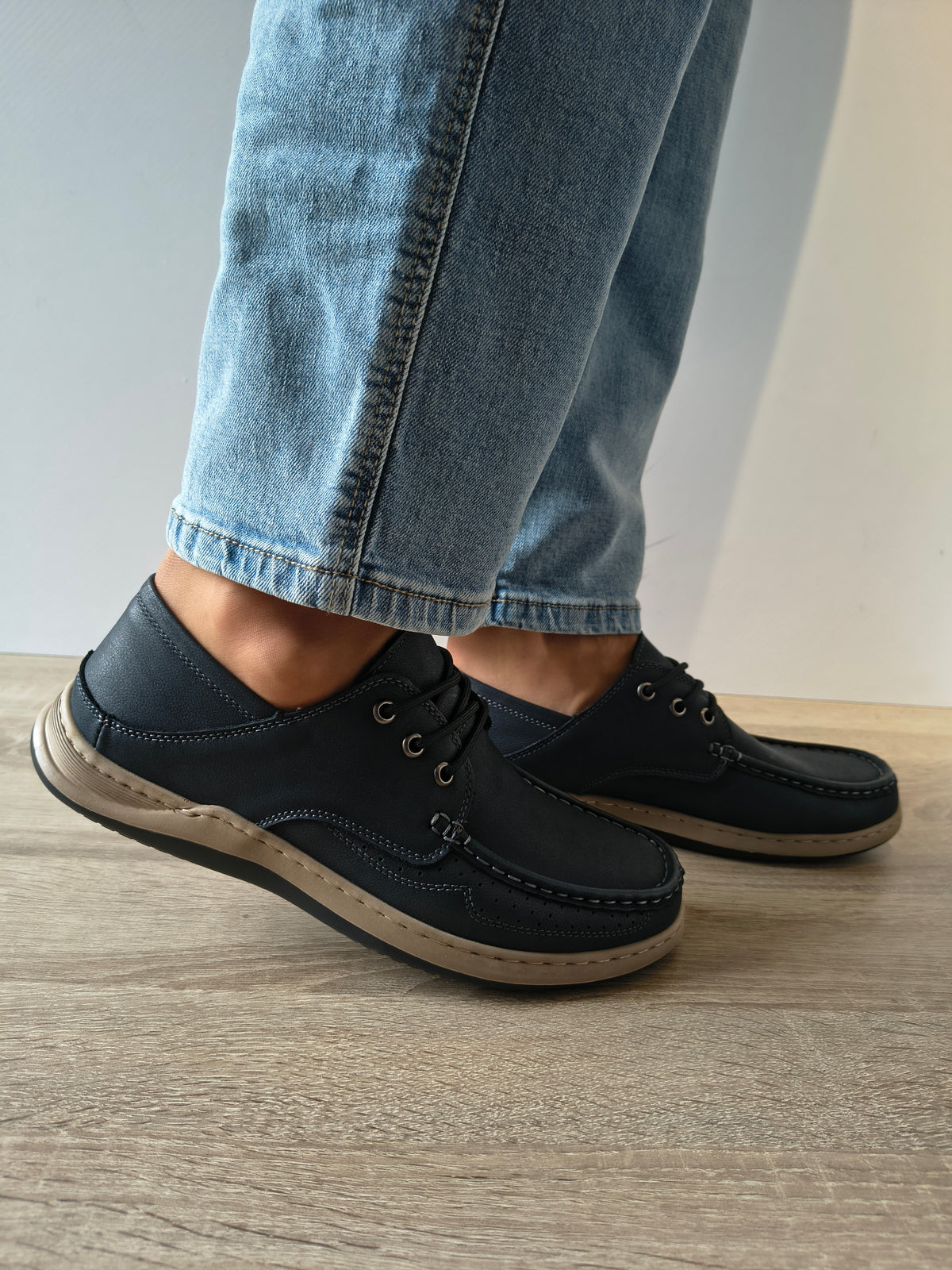 PANTOFI CASUAL BARBATI MELS 85363 NEGRU - imagine 2