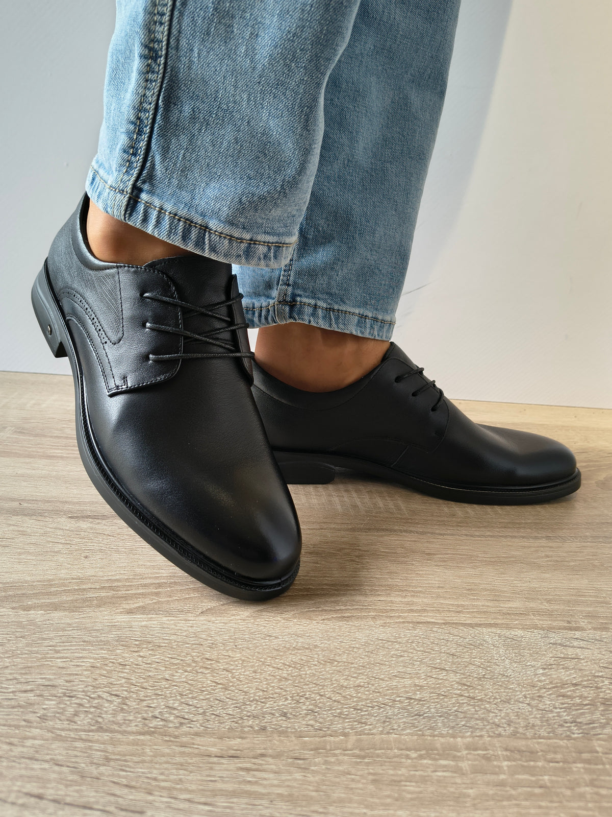 PANTOFI CASUAL BARBATI MELS 98919 NEGRU - imagine 3