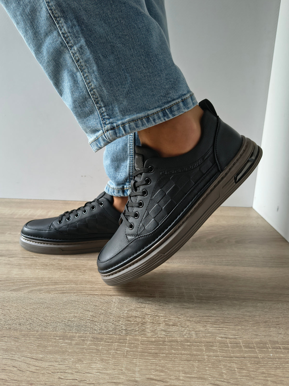 PANTOFI CASUAL BARBATI OTTER 270008A 01-N NEGRU - imagine 4