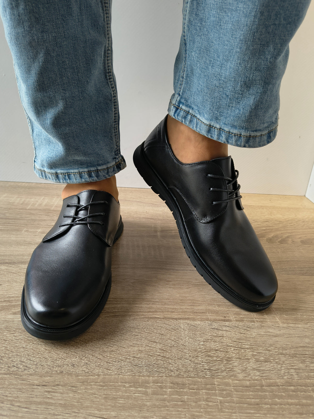 PANTOFI CASUAL BARBATI MELS W27006 NEGRU - imagine 2