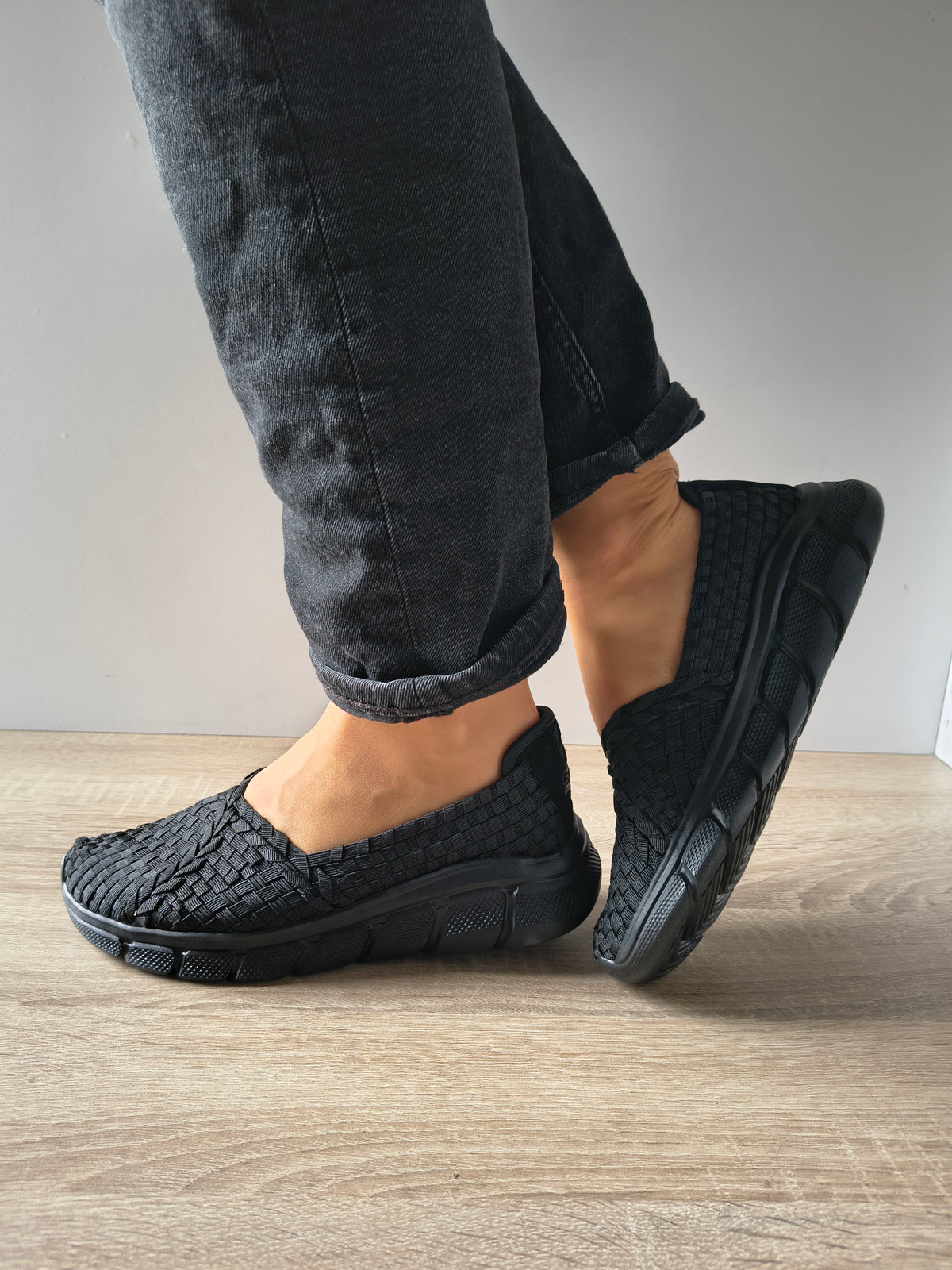 PANTOFI CASUAL DAMA SKECHERS 117323 BBK OLIVE - imagine 5