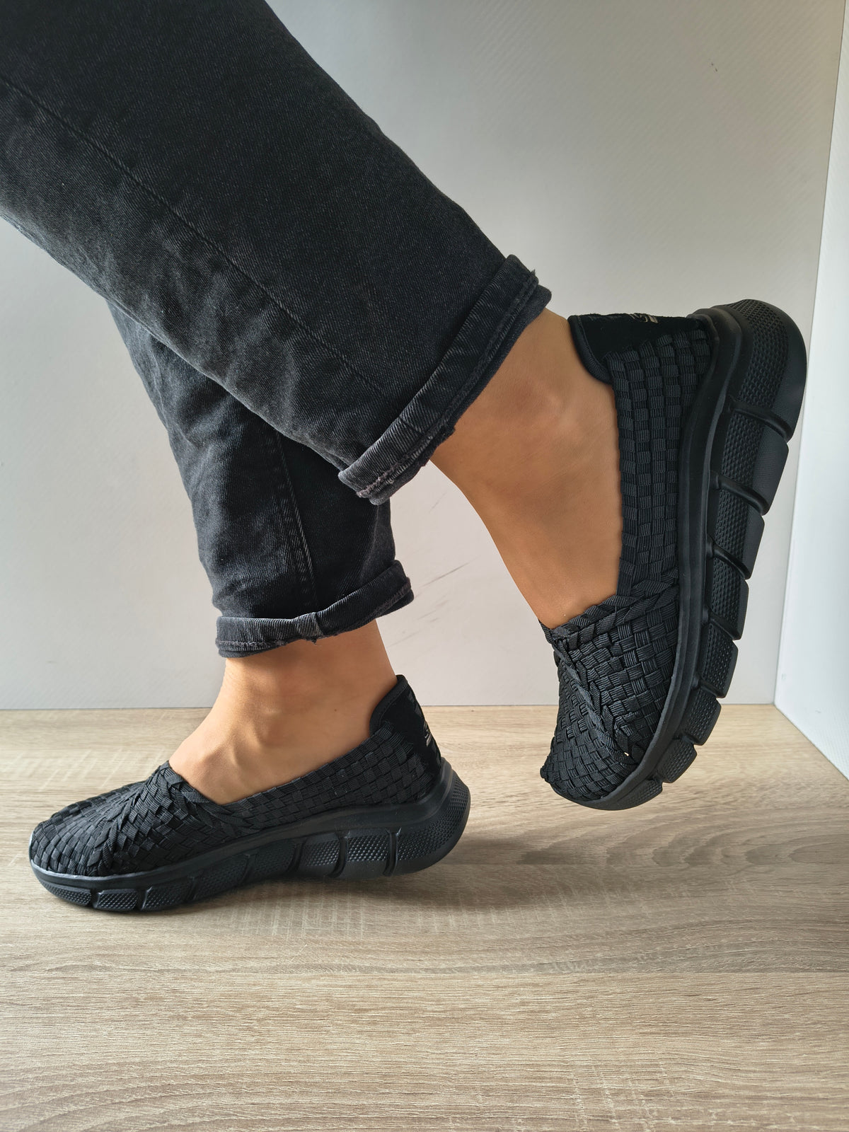 PANTOFI CASUAL DAMA SKECHERS 117323 BBK OLIVE - imagine 2