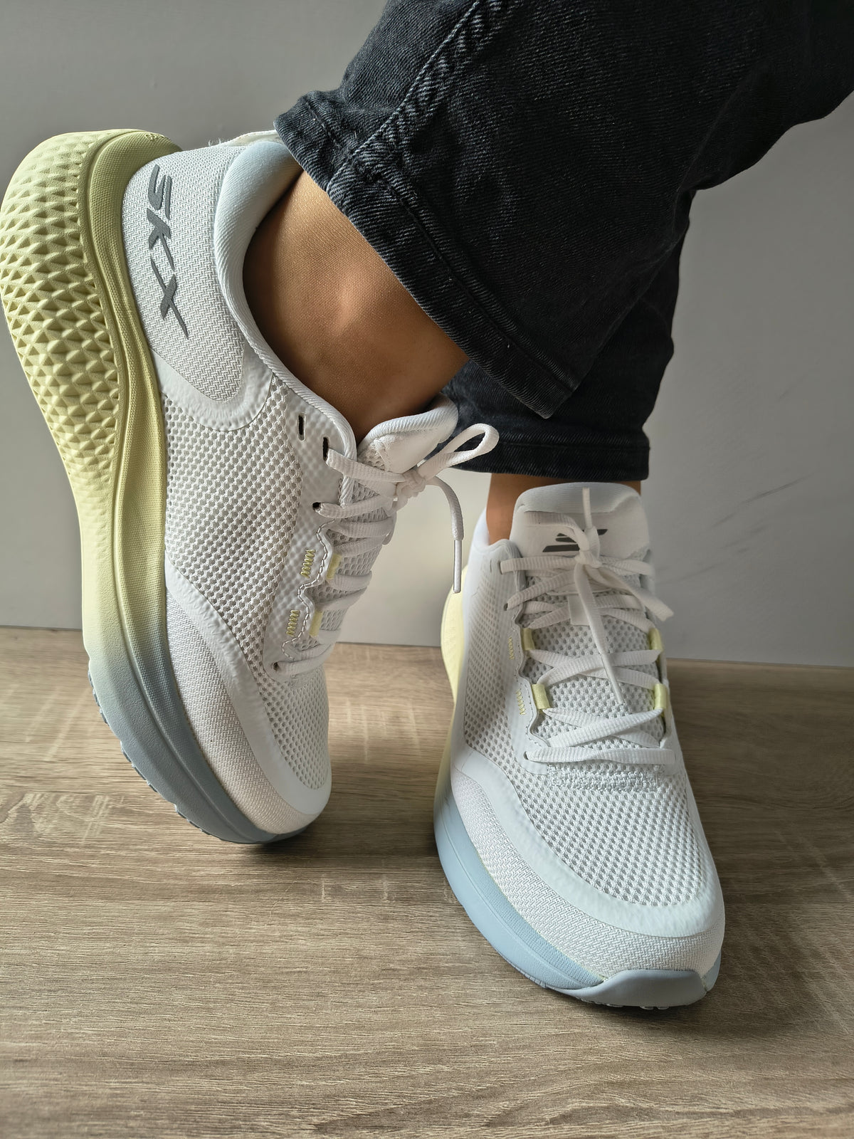 PANTOFI SPORT DAMA SKECHERS 172086 WLBY ALB - imagine 5