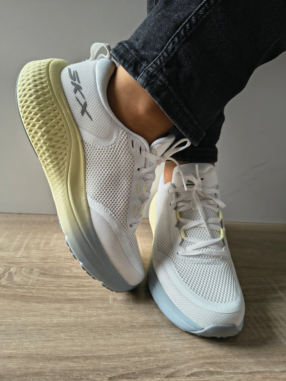 PANTOFI SPORT DAMA SKECHERS 172086 WLBY ALB - imagine 6