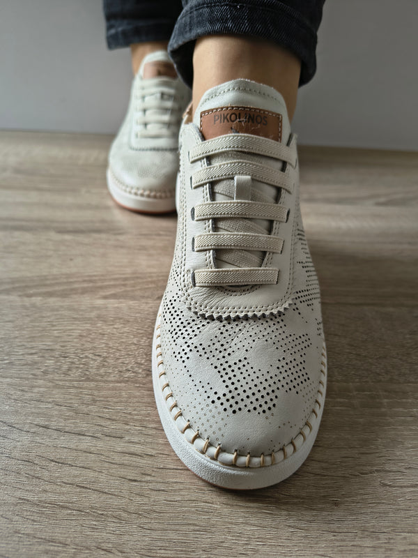 PANTOFI CASUAL DAMA PIKOLINOS W0C-6621C1 ALB - imagine 4