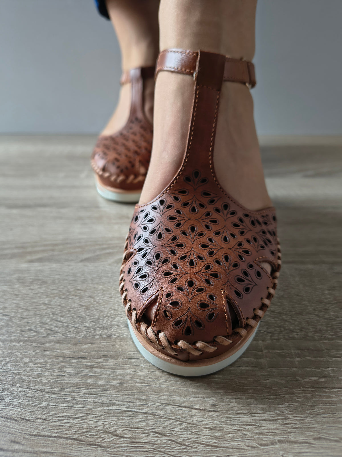 SANDALE CASUAL DAMA PIKOLINOS W3Z-1629 BRANDY - imagine 4