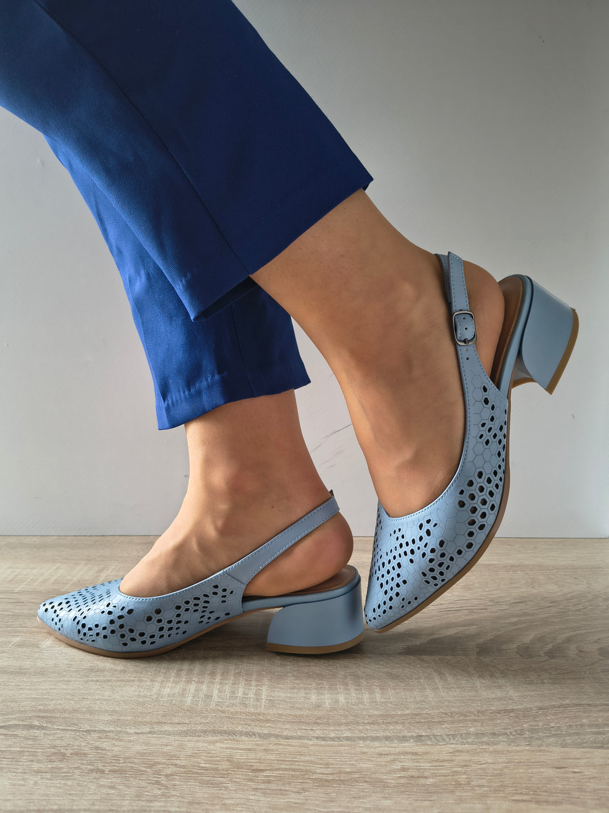SANDALE ELEGANTE DAMA KARISMA 80013C 41-N BLEU - imagine 2