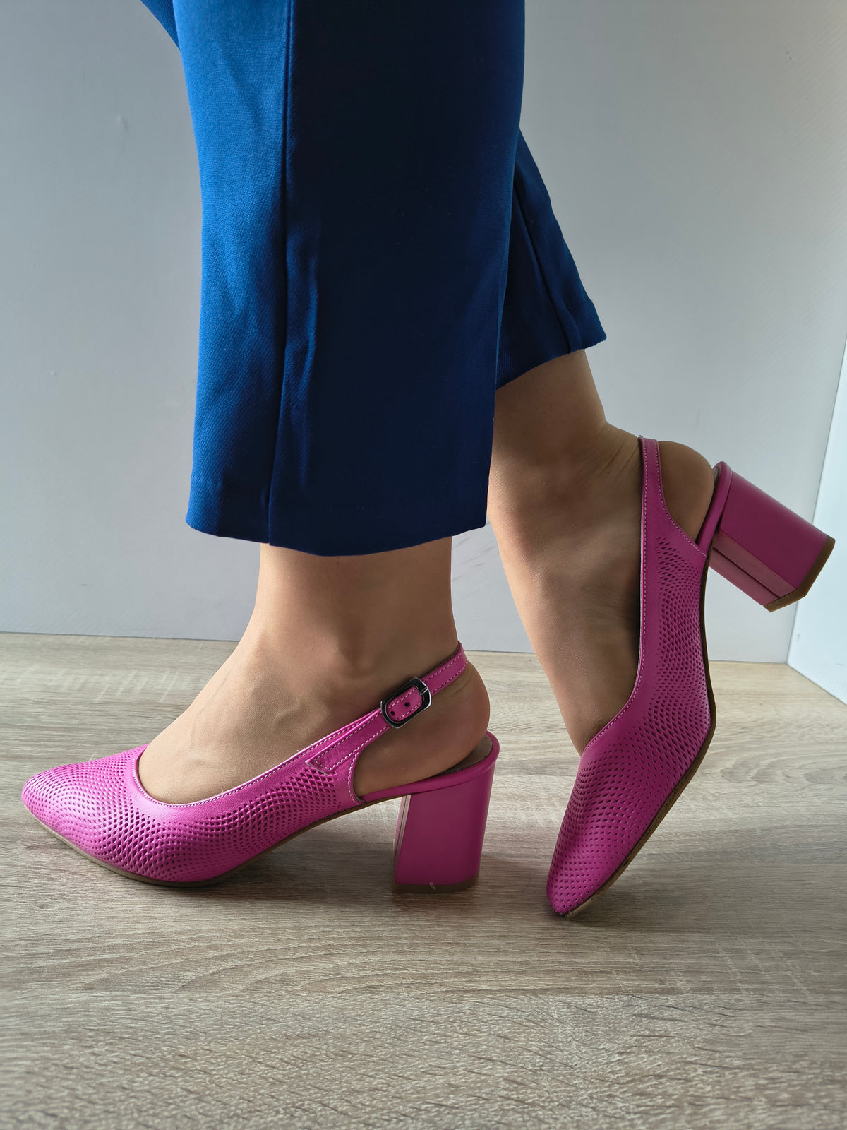 SANDALE ELEGANTE DAMA DOGATI 050 1185 FUXIA - imagine 5