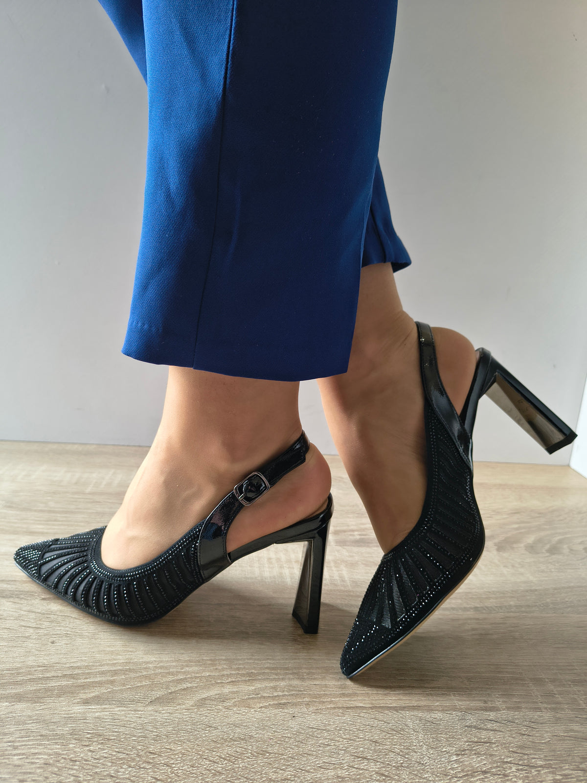SANDALE ELEGANTE DAMA EPICA 340013 01-Z NEGRU - imagine 5