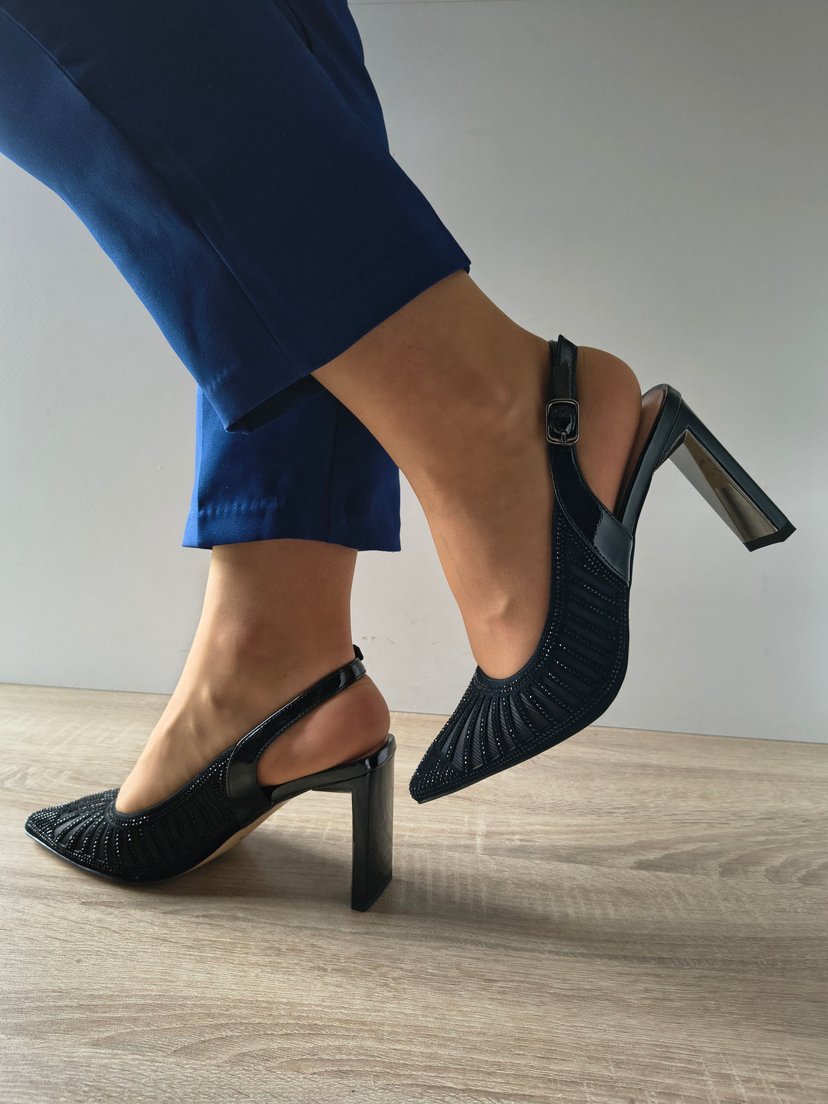 SANDALE ELEGANTE DAMA EPICA 340013 01-Z NEGRU - imagine 2