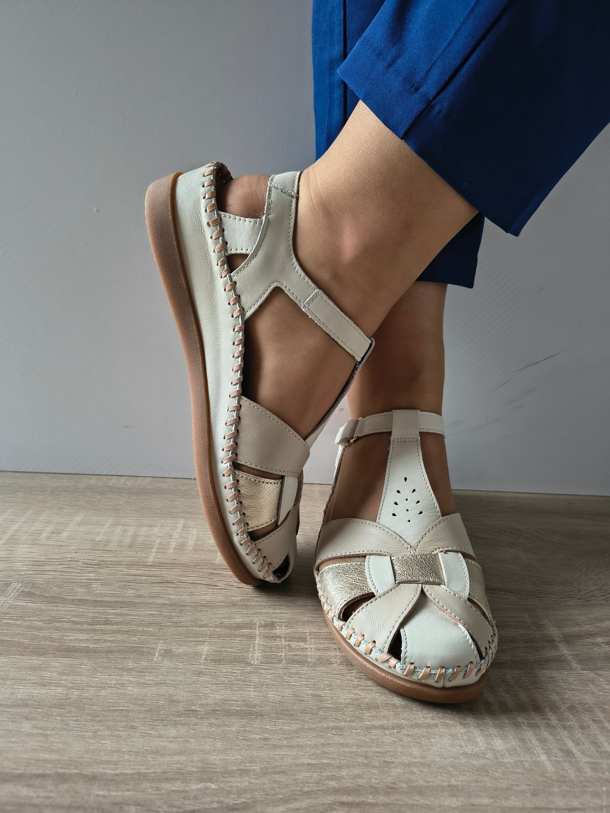 SANDALE CASUAL DAMA PIKOLINOS W8K-0847C1 BEJ - imagine 3