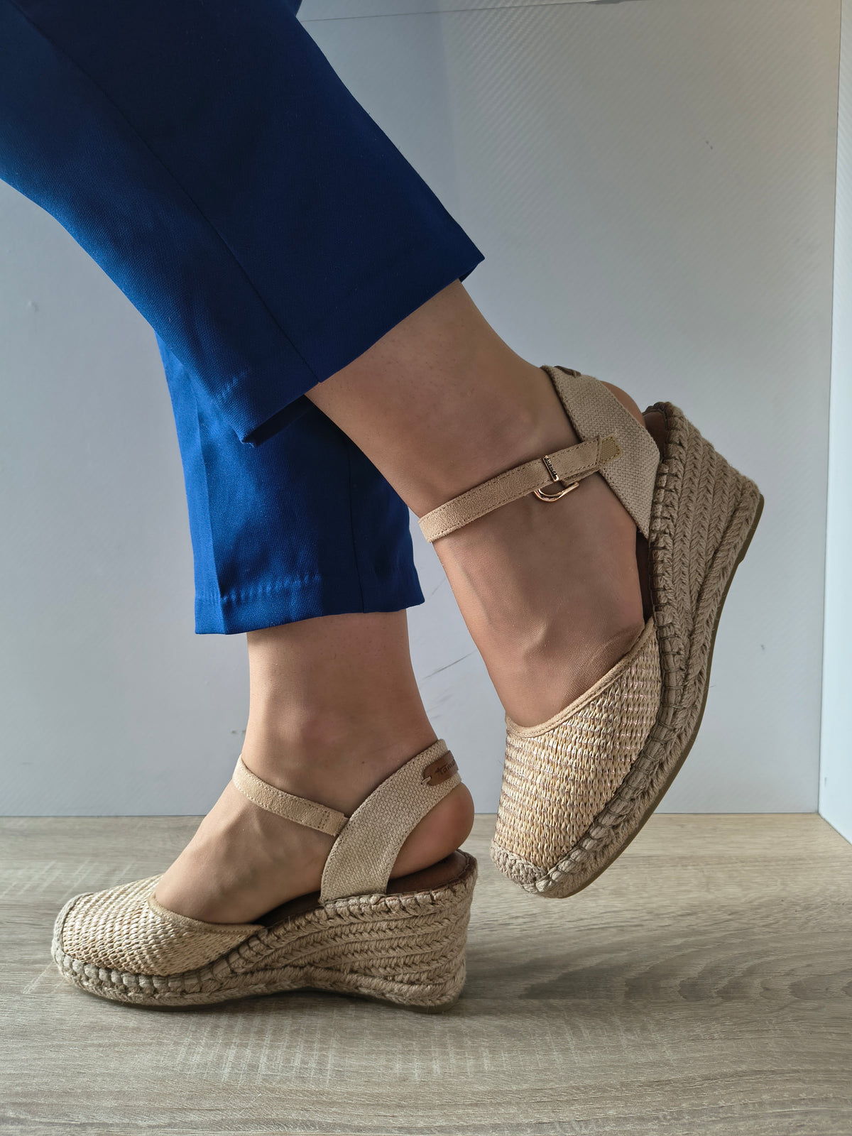 SANDALE CASUAL DAMA DOGATI 10705 ALB - imagine 2