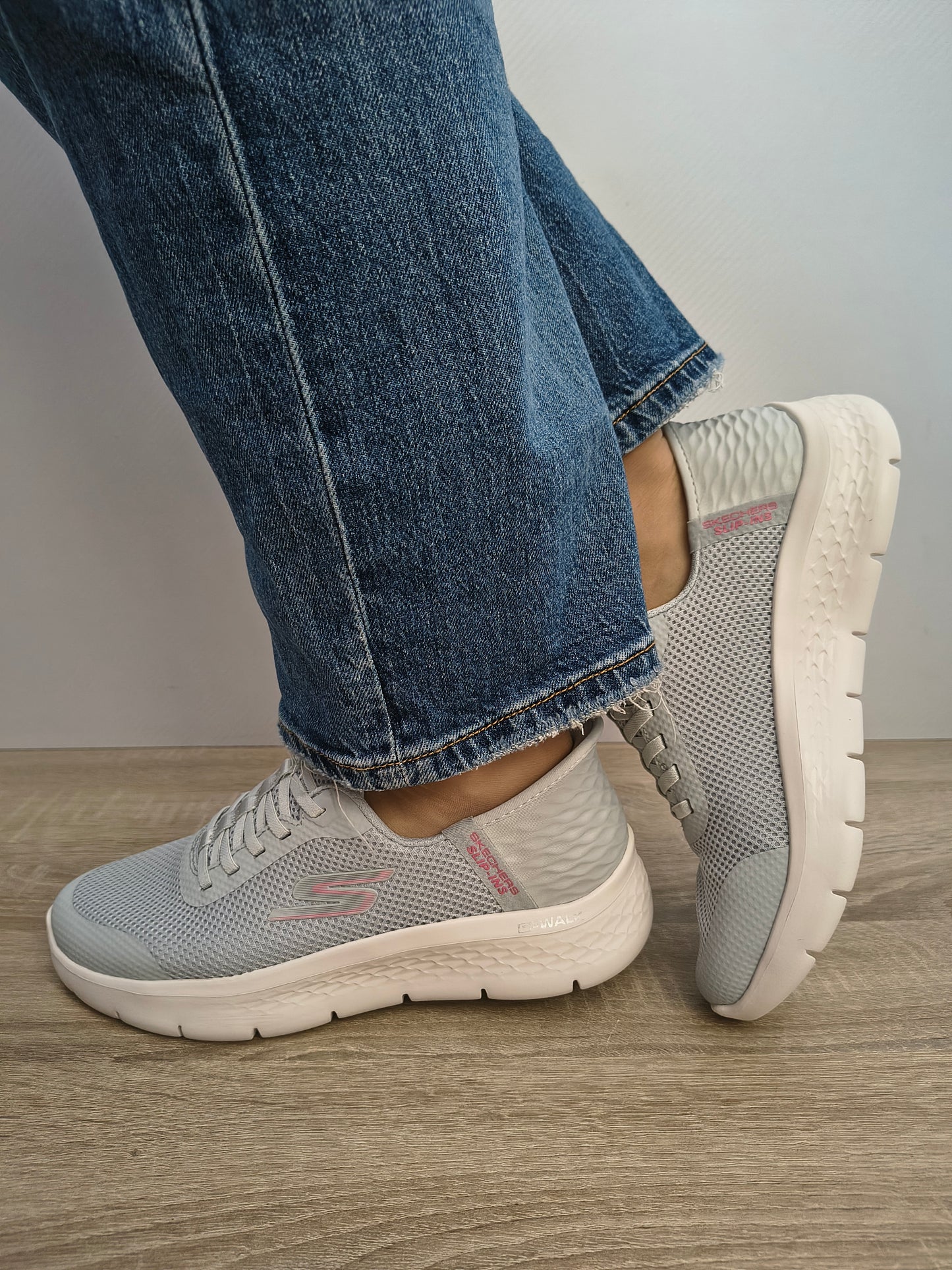 Pantofi Sport Damă Skechers 124836 Gypk Gri - Textil