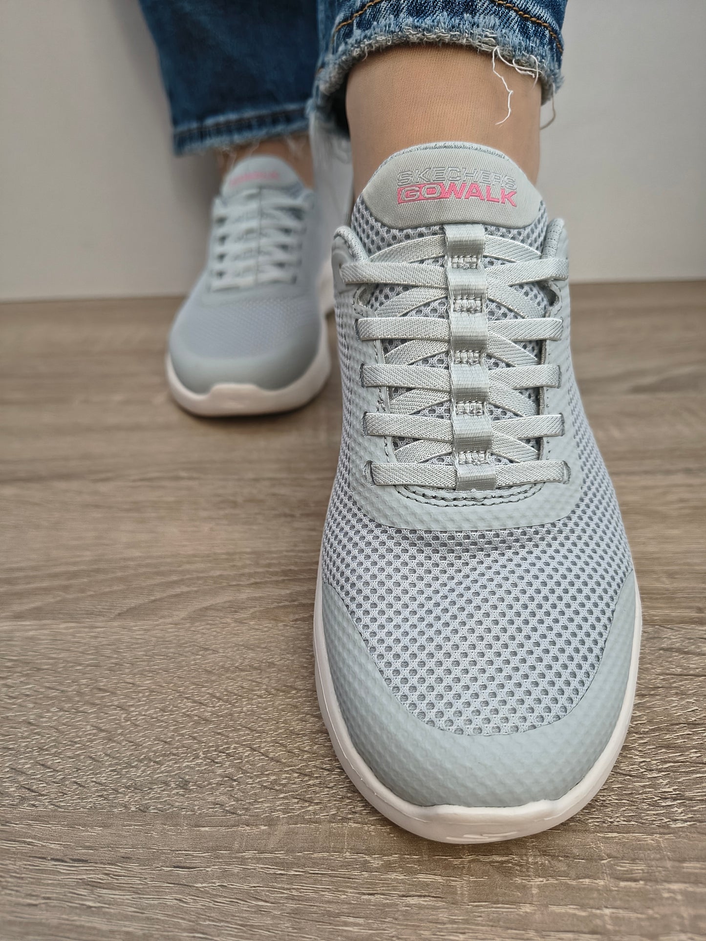 Pantofi Sport Damă Skechers 124836 Gypk Gri - Textil