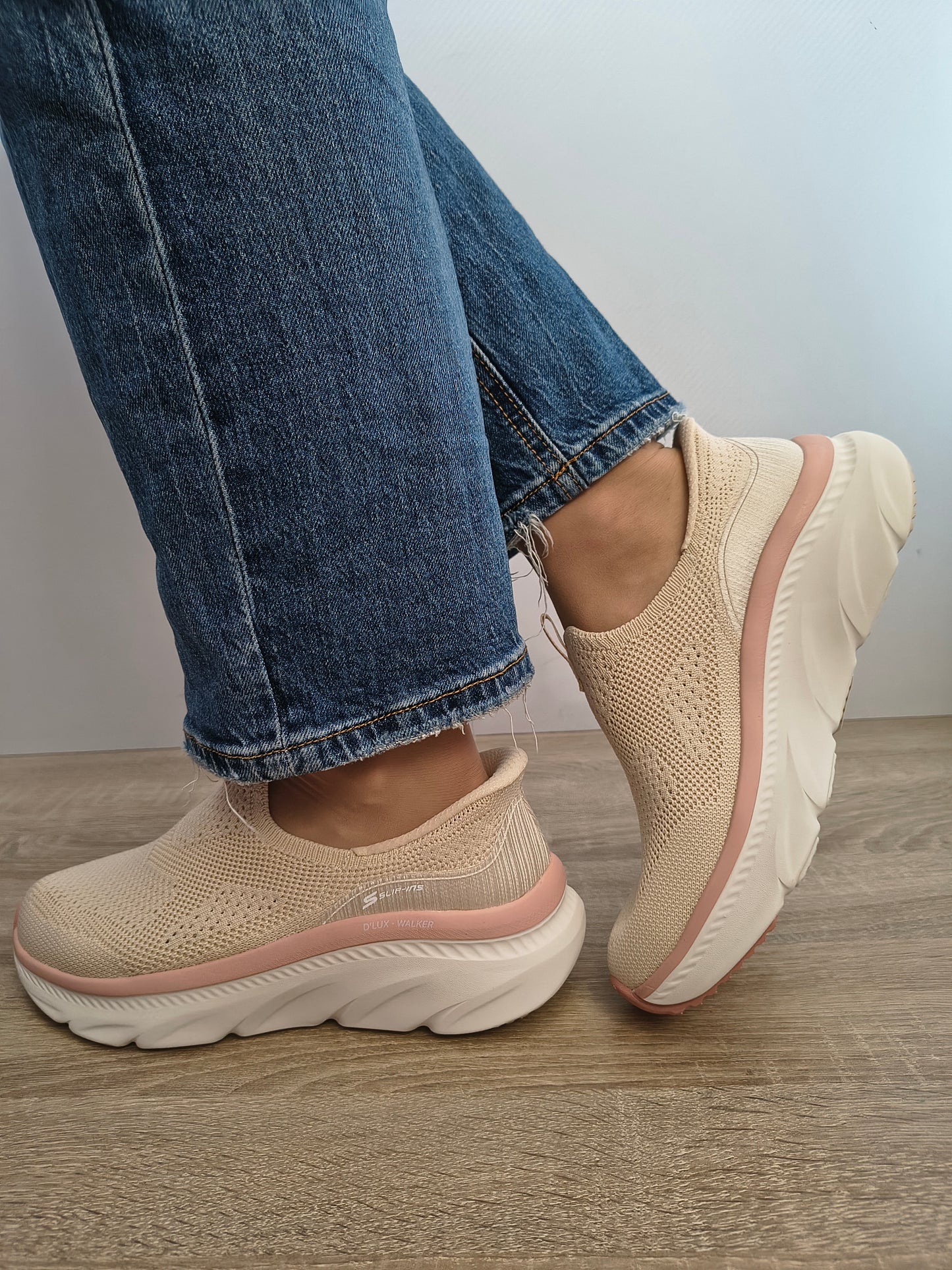 Pantofi Sport Damă Skechers 150391 Nat Natural Bej - Textil