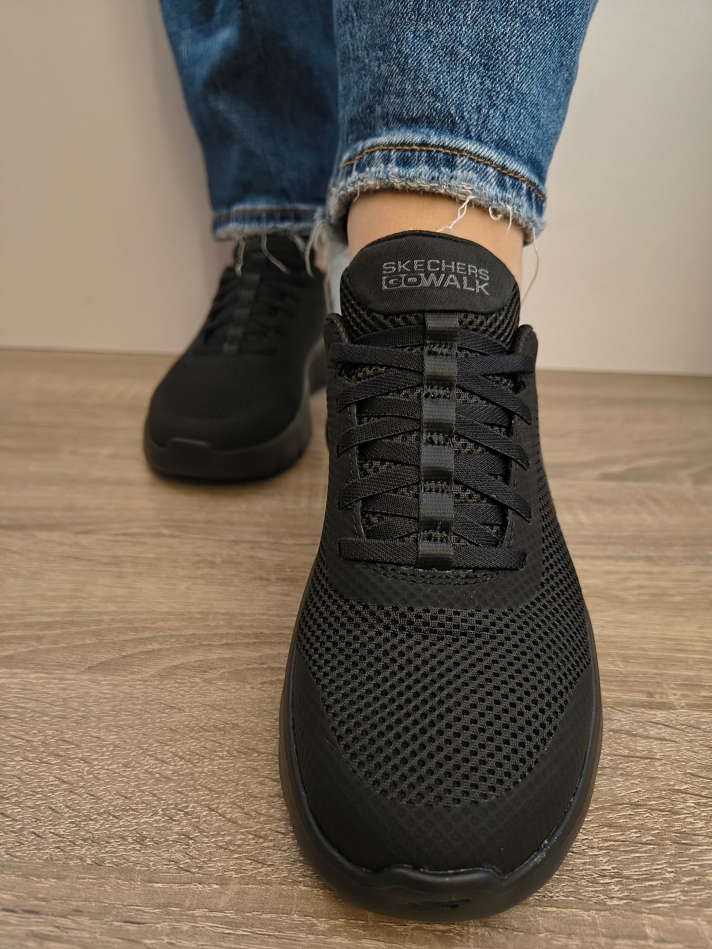 Pantofi Sport Damă Skechers 124836 Bbk Negru - Textil