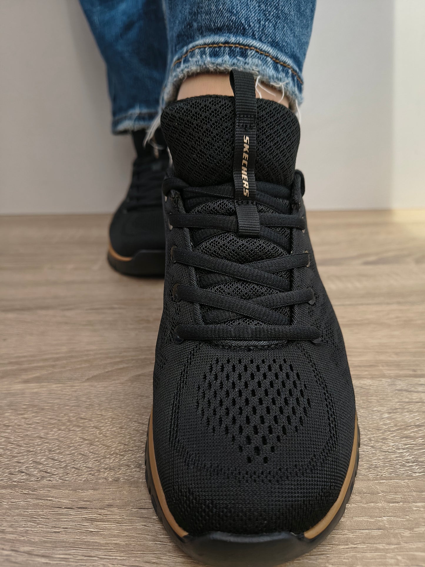 PANTOFI SPORT DAMĂ SKECHERS 12615 BKRG NEGRU