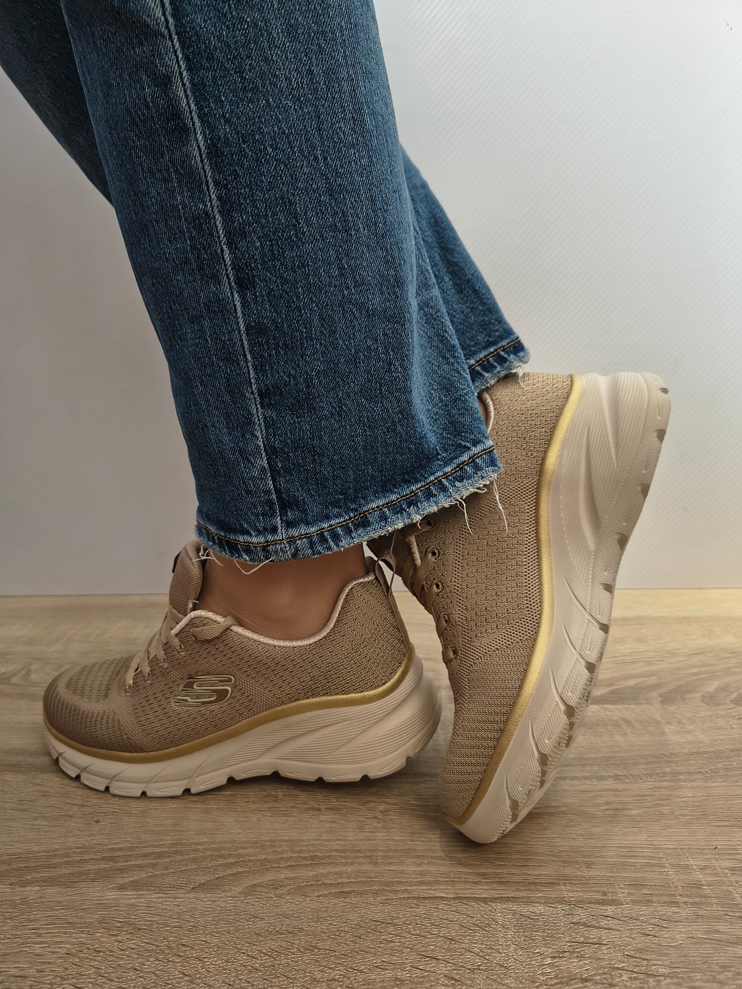 PANTOFI SPORT DAMA SKECHERS 150384 TPGD TAUPE