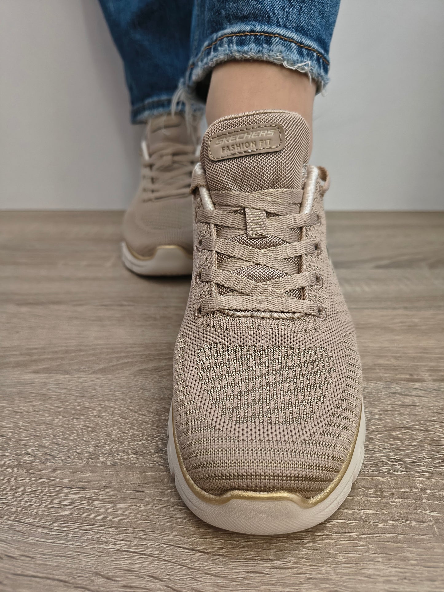 PANTOFI SPORT DAMA SKECHERS 150384 TPGD TAUPE