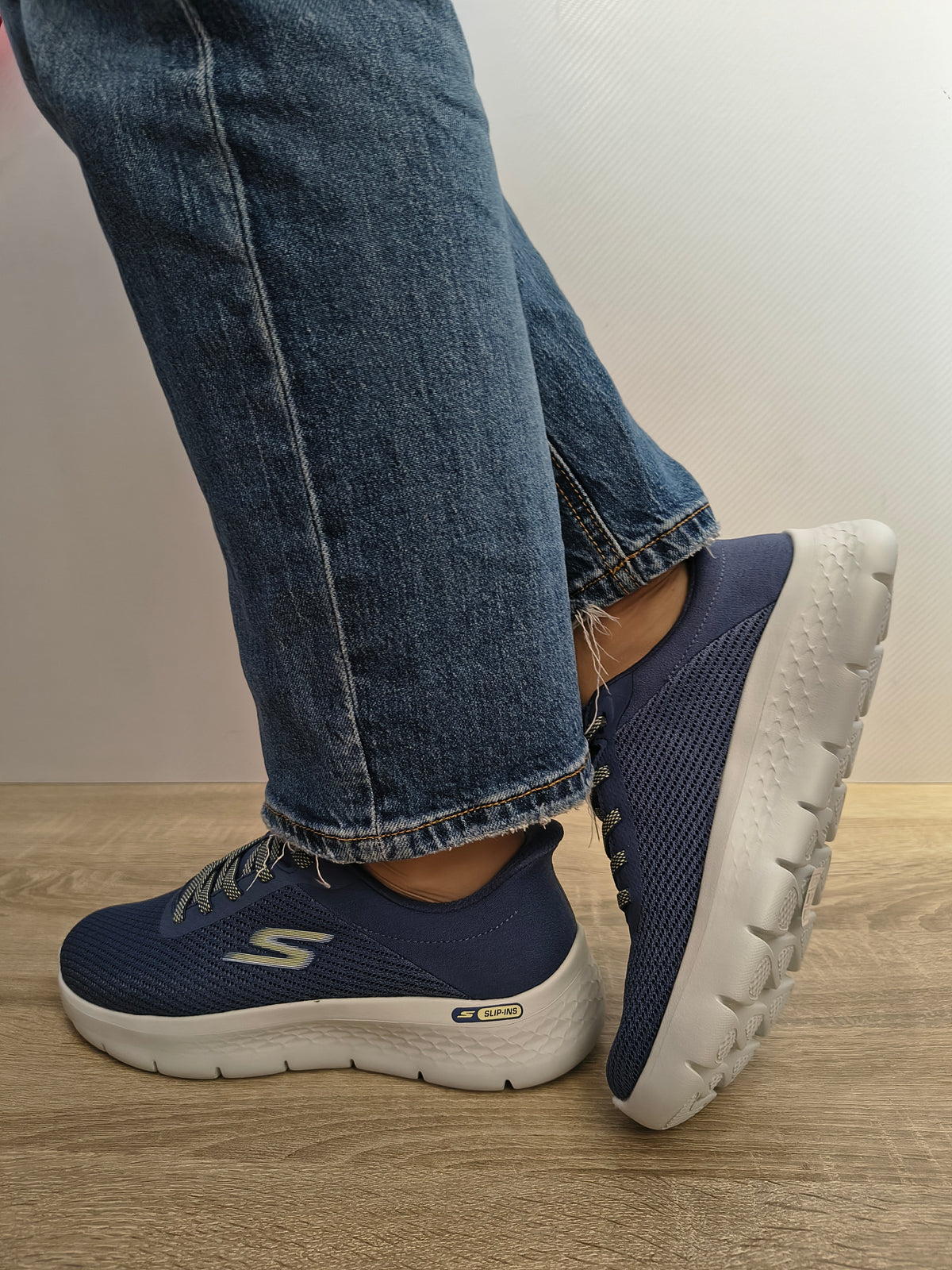 PANTOFI SPORT DAMA SKECHERS 125516 BLGR ALBASTRU - imagine 4