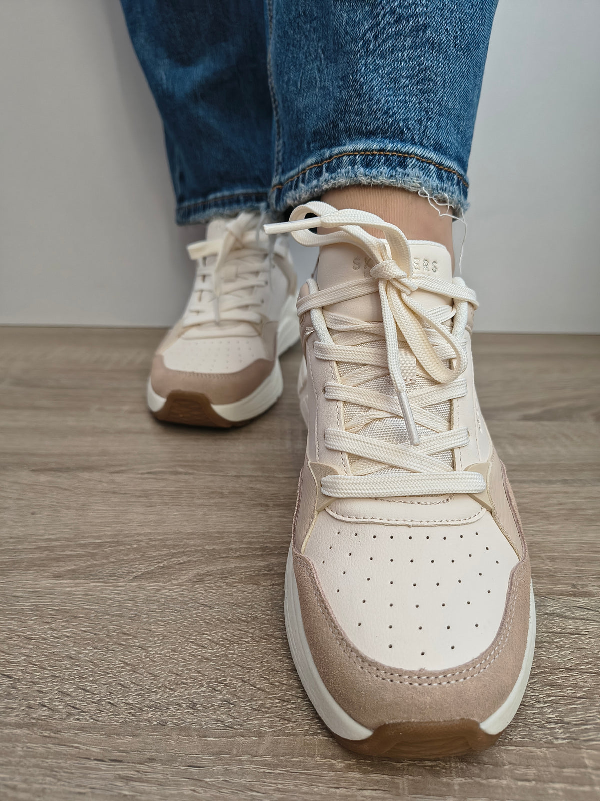 PANTOFI CASUAL DAMA SKECHERS 190133 NTMT BEJ NATURAL - imagine 5