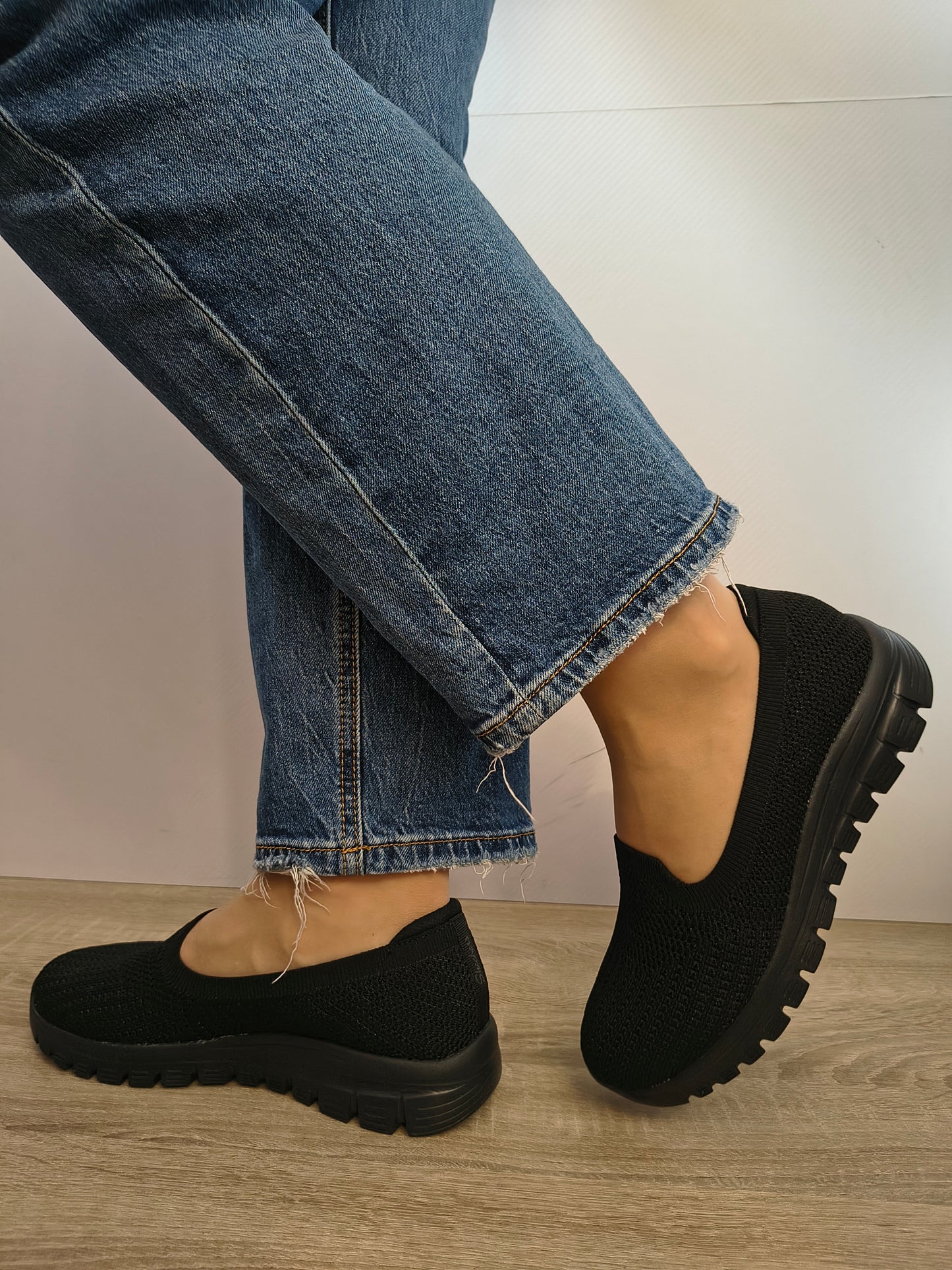 PANTOFI CASUAL DAMA SKECHERS 100962 BBK NEGRU