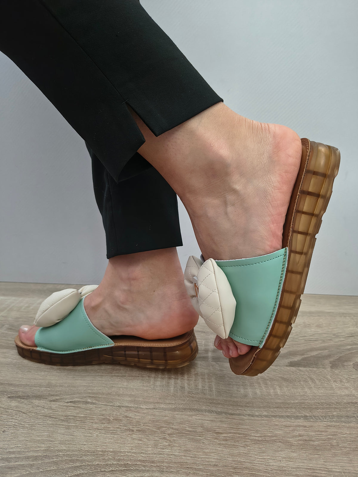 Saboti Casual Damă Formazione 28118 Vernil - Piele Naturală - imagine 7