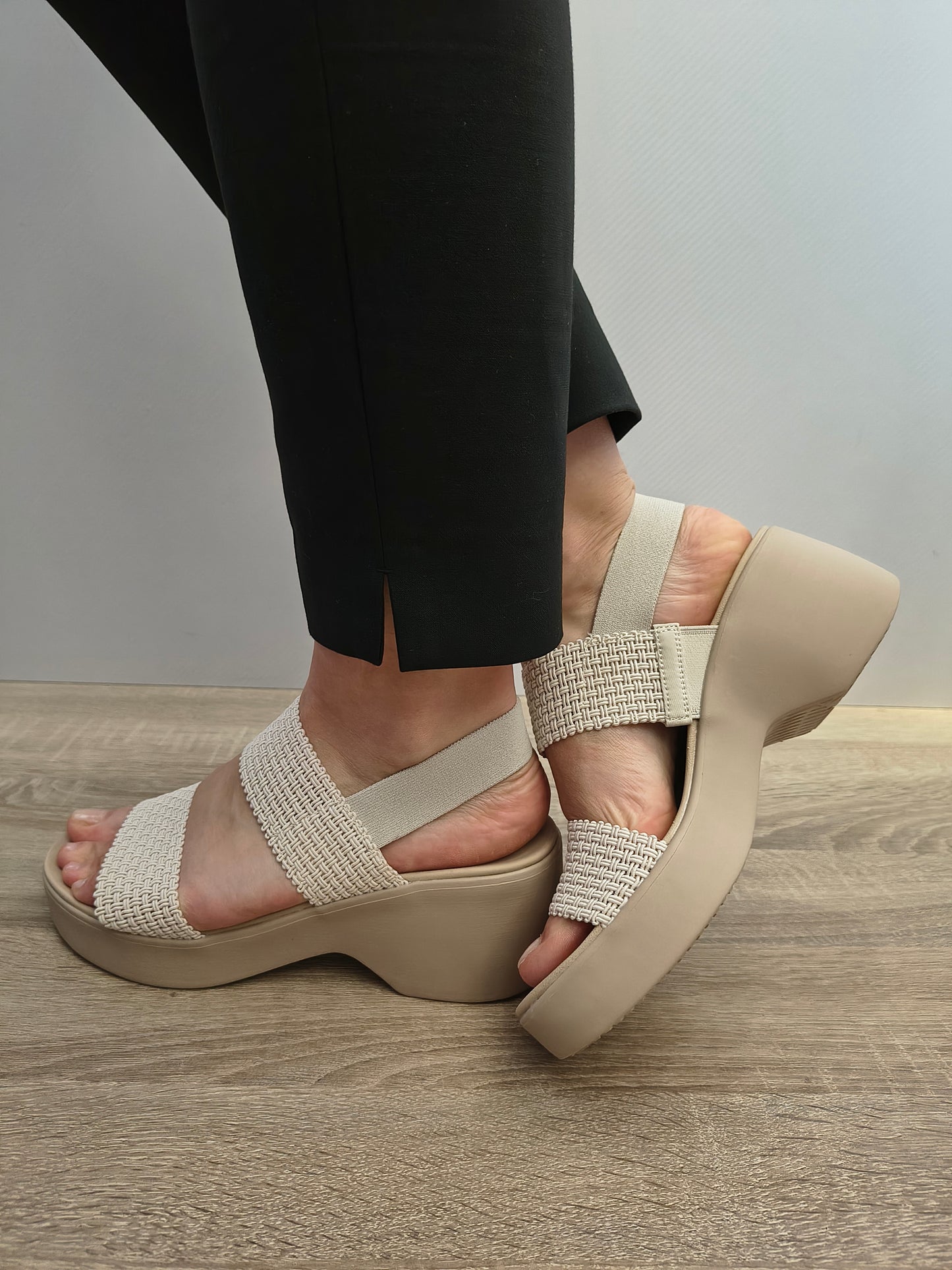Sandale Casual Damă Skechers 119413 Ofwt Off White - Textil