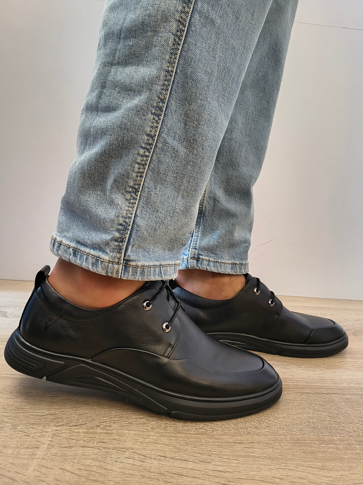 PANTOFI BIG ELEGANTI BARBATI MELS 83038T NEGRU