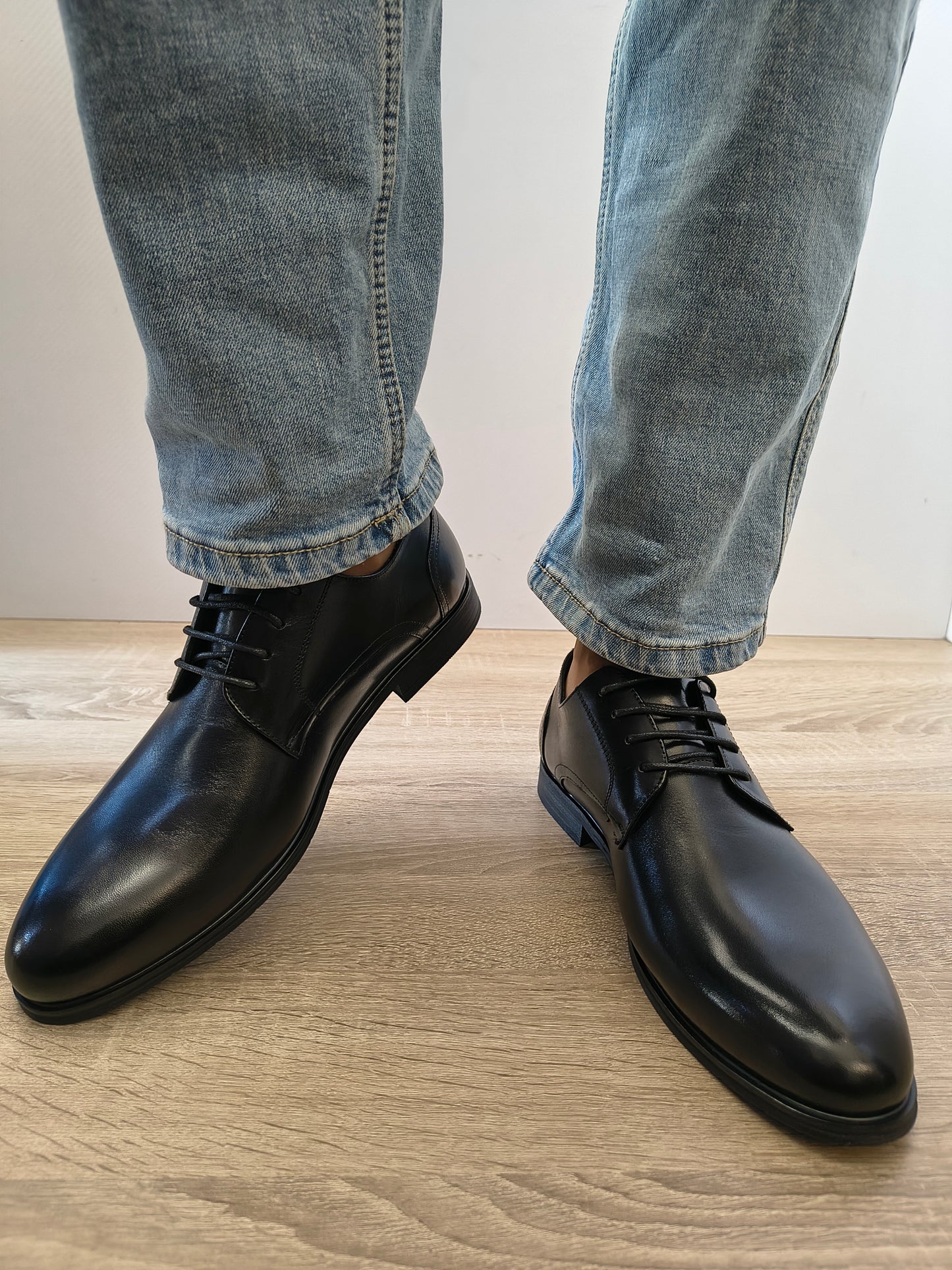 Pantofi Eleganti Bărbați Eldemas F32579121-1 Negru - Piele Naturală