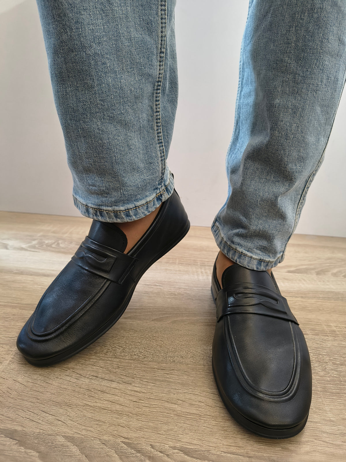 Pantofi Eleganti Bărbați Otter 280001A 01-N Negru - Piele Naturală - imagine 4