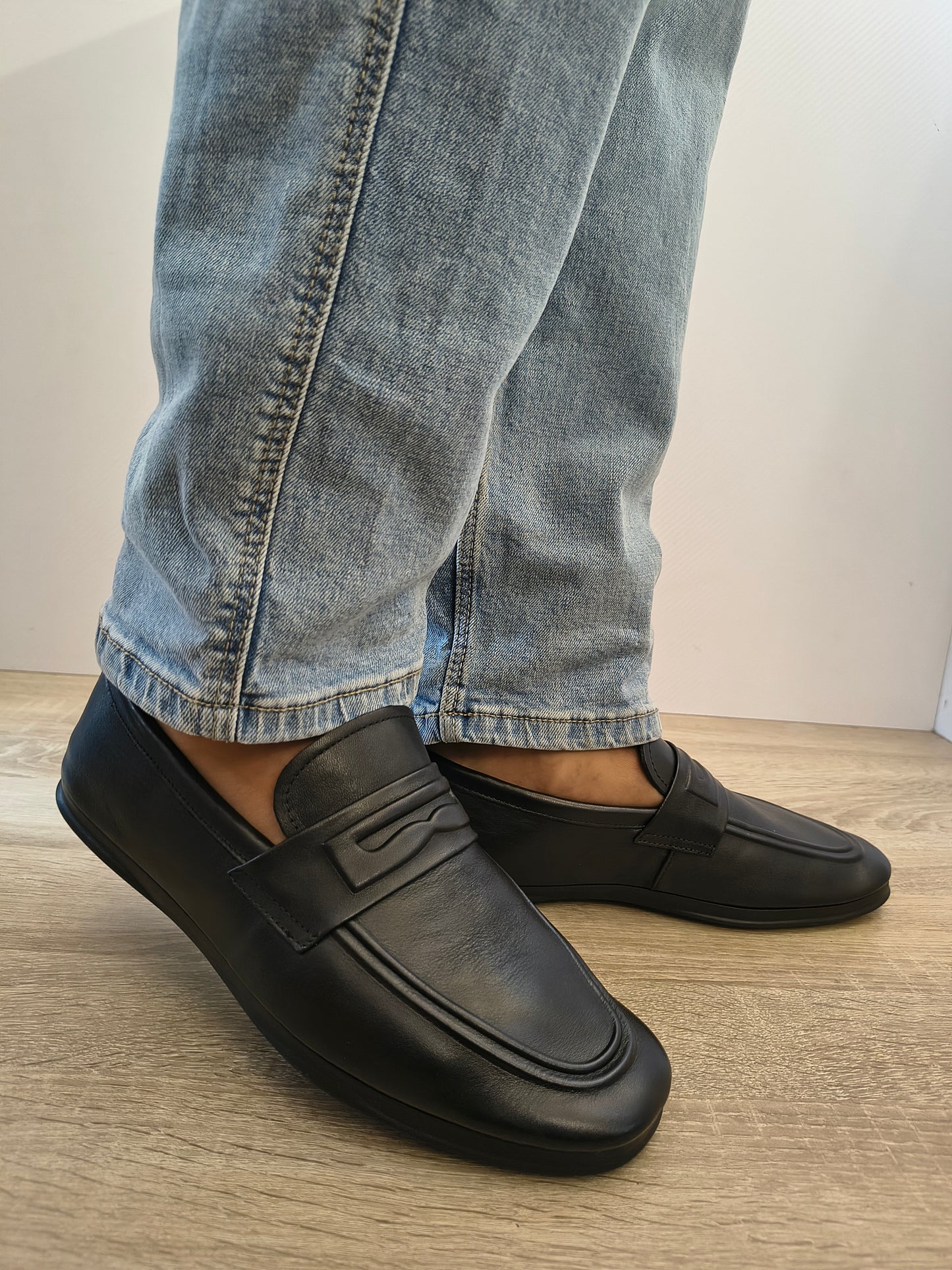 Pantofi Eleganti Bărbați Otter 280001A 01-N Negru - Piele Naturală