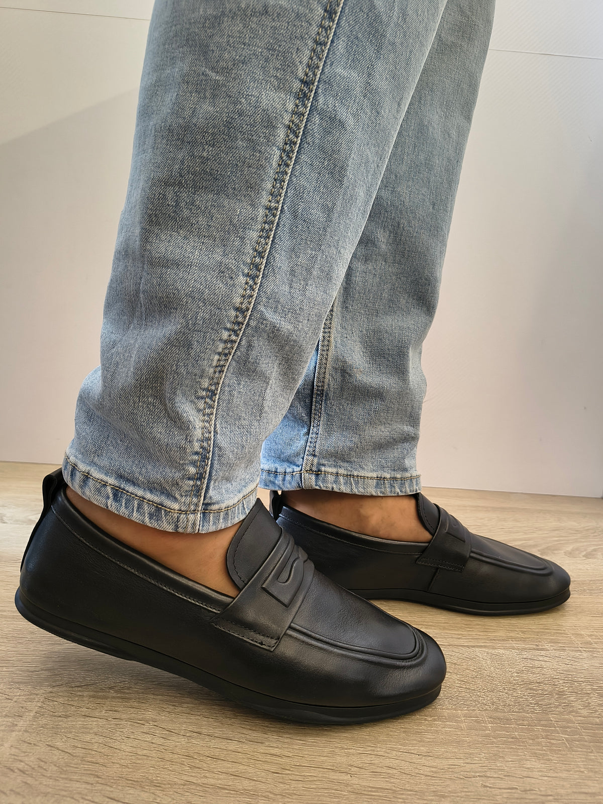 Pantofi Eleganti Bărbați Otter 280001A 01-N Negru - Piele Naturală - imagine 2