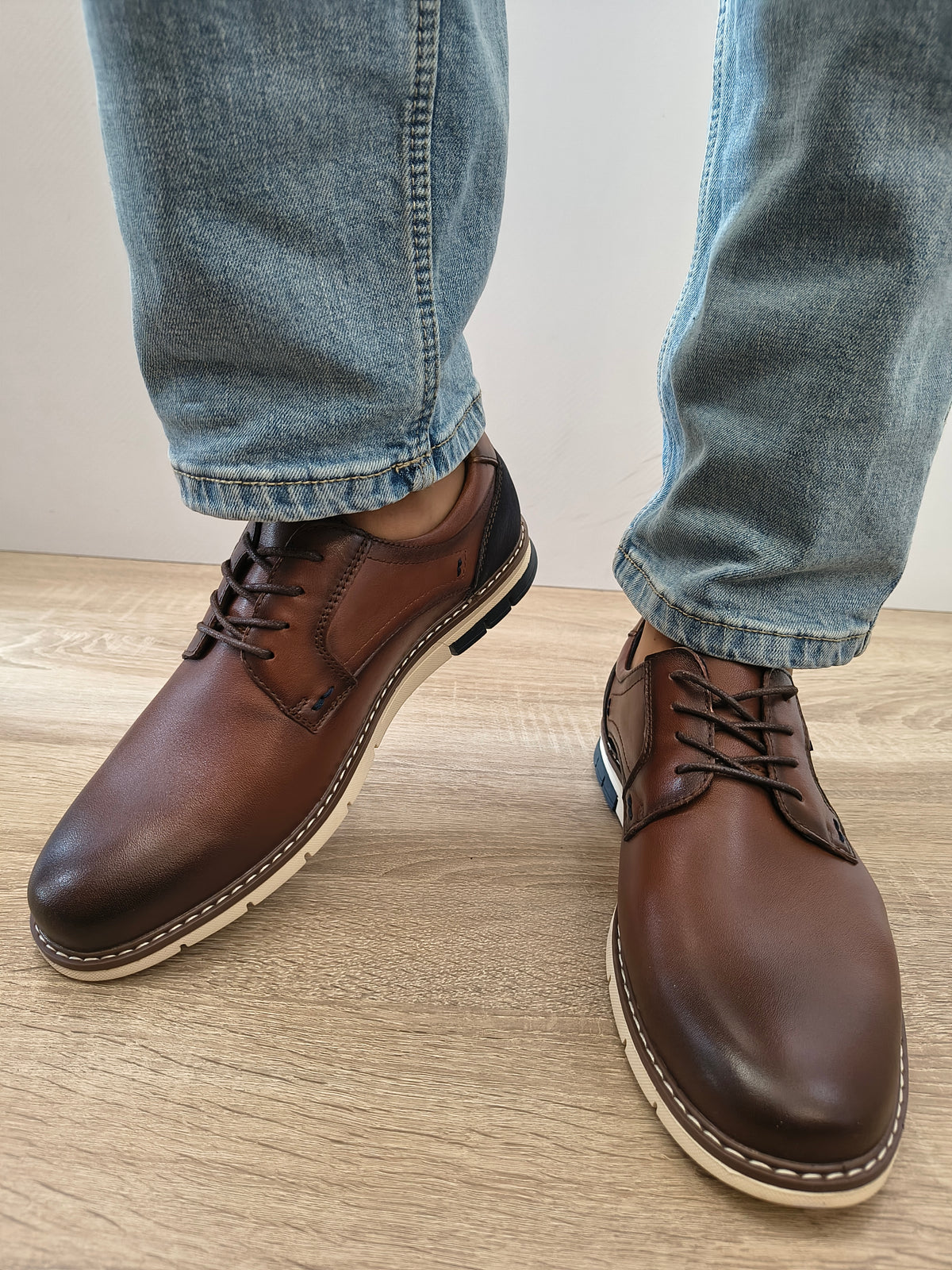 Pantofi Casual Bărbați Otter 80013D 02-N Maro - Piele Naturală - imagine 4