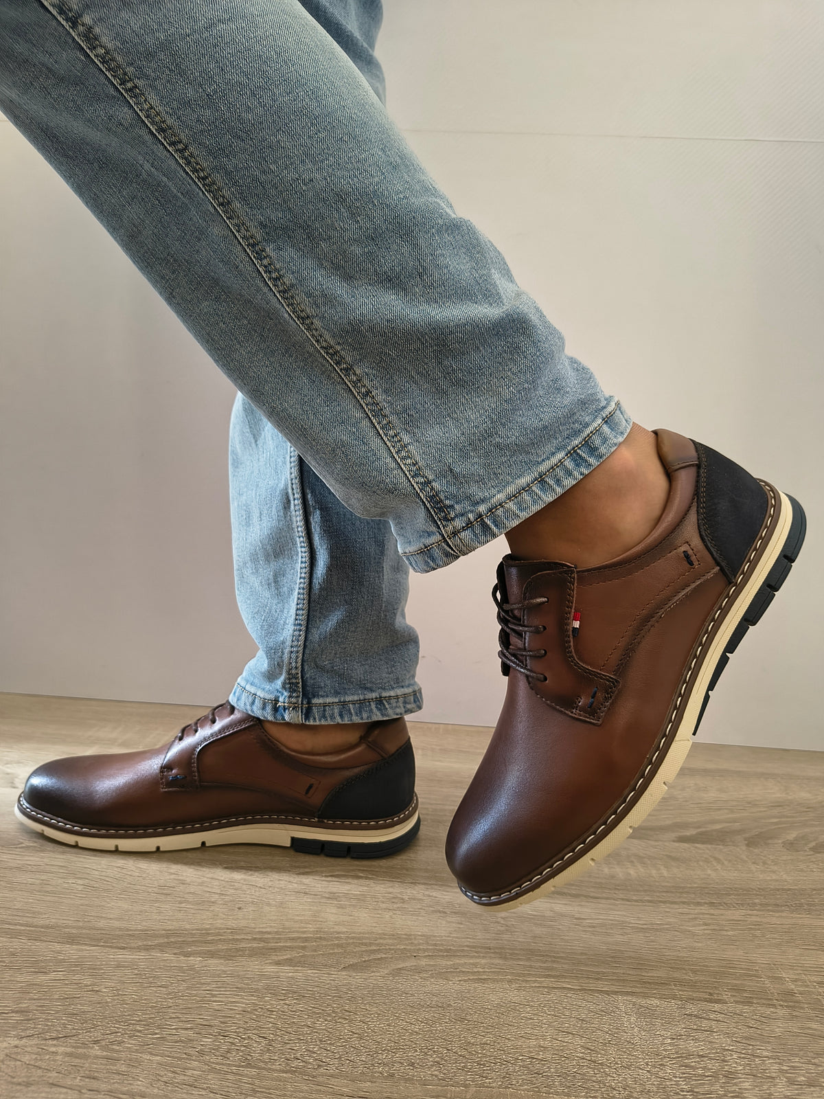 Pantofi Casual Bărbați Otter 80013D 02-N Maro - Piele Naturală - imagine 5