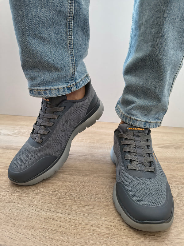 Pantofi Sport Bărbați Skechers 233047 Ccor Gri - Textil - imagine 4