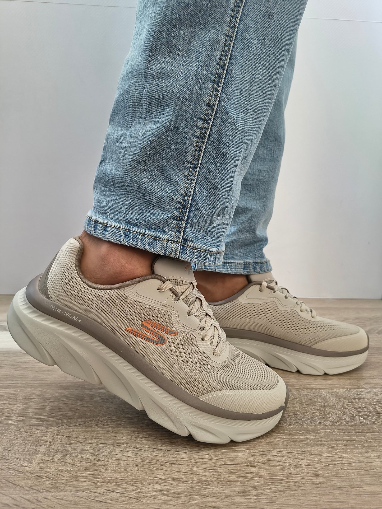Pantofi Sport Bărbați Skechers 233247 Tpor Bej Taupe - Textil