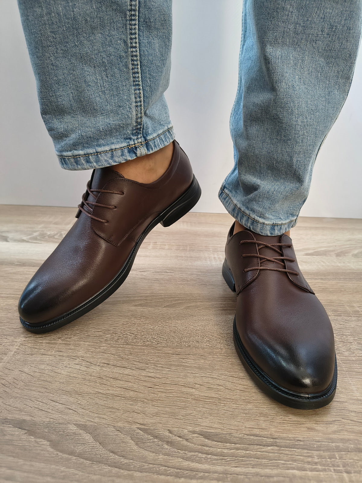 Pantofi Casual Bărbați Mels 98919 Maro - Piele Naturală - imagine 4