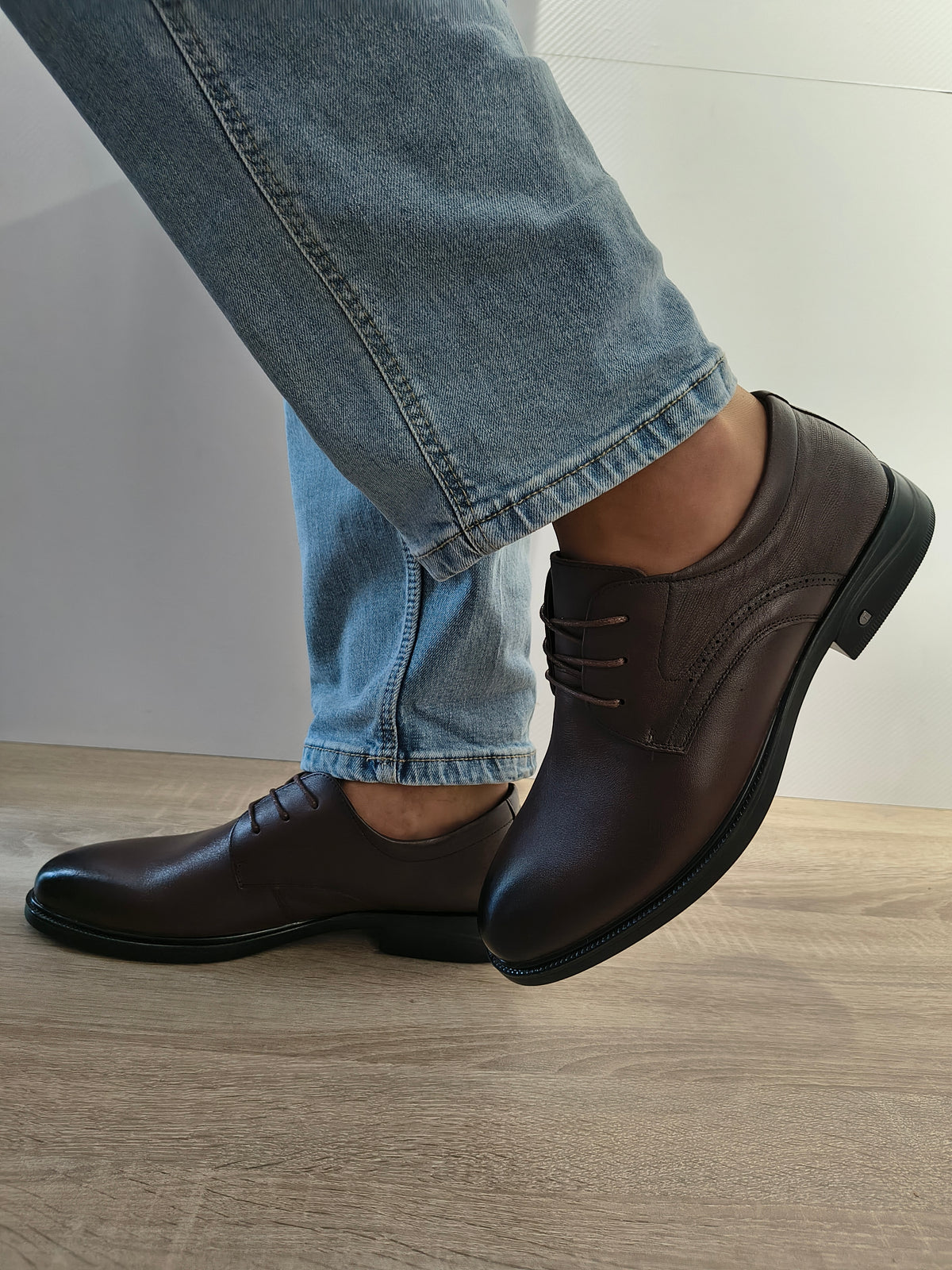 Pantofi Casual Bărbați Mels 98919 Maro - Piele Naturală - imagine 5