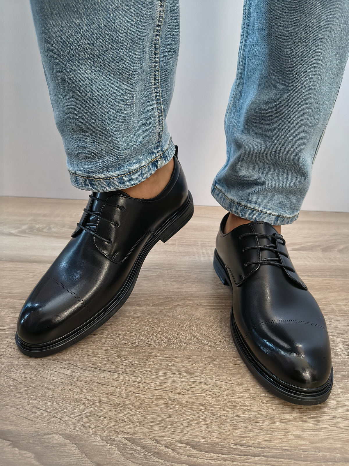 PANTOFI ELEGANTI BARBATI MELS D17201 NEGRU